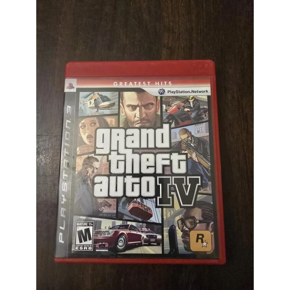 Grand‎ Theft Auto IV (PlayStation 3, PS3, 2008) Greatest Hits w/ Guidebook